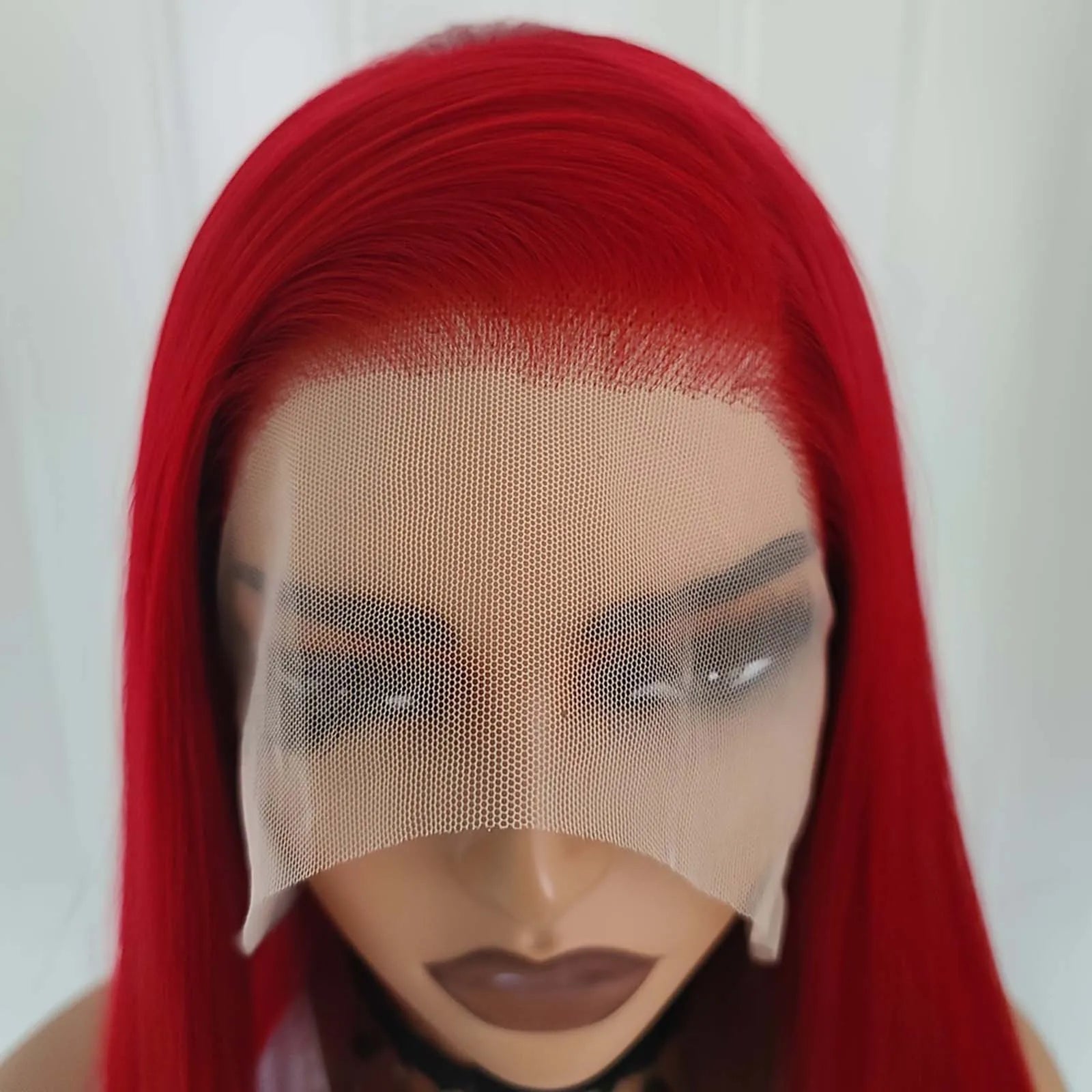 Ihomed Dark Red Wig Silky Straight Synthetic Lace Front Wig Natural Long Burgundy Colored Hair 13X4 Lace Frontal Wigs for Women Party