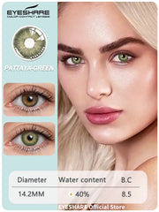 Ihomed Natural Colored Contact Lenses For Eyes 1Pair Gray Eyes Lenses Beautiful Pupil Fast Delivery Blue Lens Contacts Lens