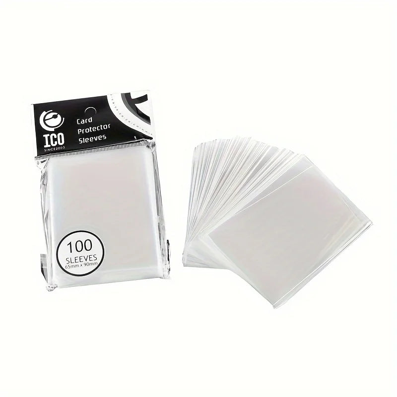 Ihomed 100Pcs/Pack 65*90mm Card Sleeve Cards Protector Magic Killers of Three Kingdom Football Star Card Transparent Board Games