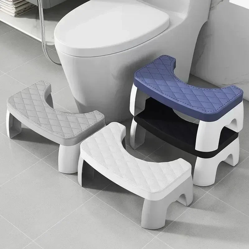 Ihomed 1 PCS Toilet Squat Stool Removable Non-slip Toilet Seat Stool Portable Squat Stool Home Adult Bathroom Accessories