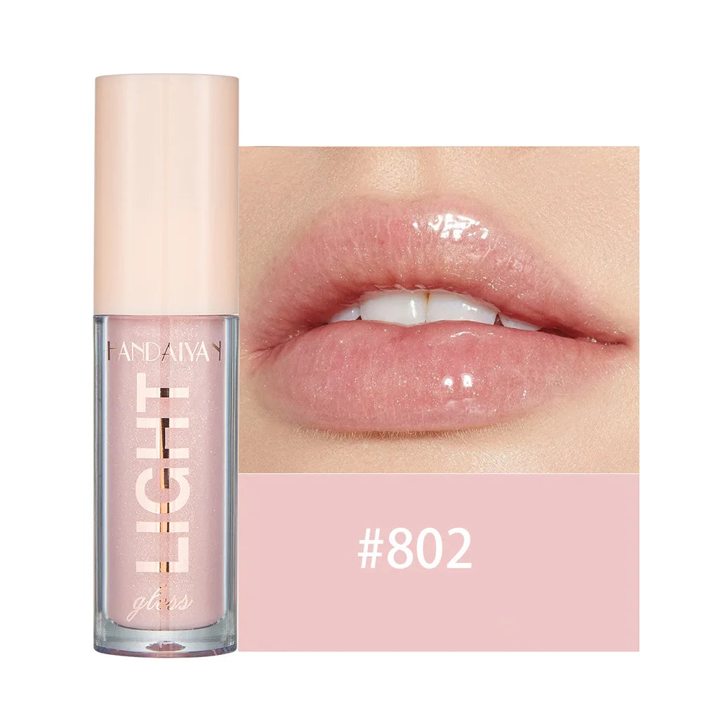 Ihomed Mirror Pearlescent Lip Gloss Waterproof Long Lasting Moisturizing Lipstick Shine Glitter Lip Gloss Women Makeup Cosmetics