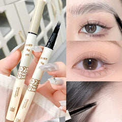 Ihomed Waterproof Four Claw Water Eyebrow Pen Natural Smooth Clear Roots 4 Point Head Liquid Eye Brow Liner Pencil Eye Makeup Cosmetic