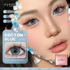 Ihomed  New 1pair Colored Contact Lenses for Eyes Brown Contacts Blue Eyes Lenses Yearly Korean Gray Pupils Lens Green Lenses