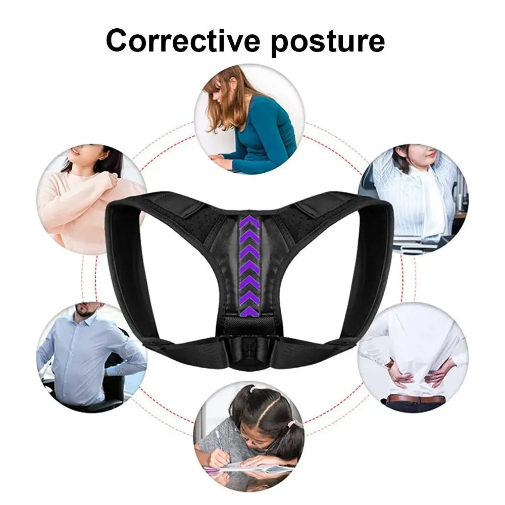 Ihomed 1pc Posture Corrector Unisex Adjustable For Clavicle Support Providing Pain Relief Neck Back Shoulder Reshape Your Body