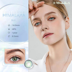 Ihomed Color Lens Eyes 1Pair Yearly Color Contact Lenses For Eyes Beauty Contact Lenses Eye Cosmetic Color Lens Eyes Makeup