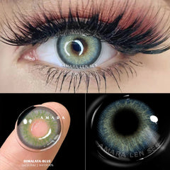 Ihomed 2pcs Color Contact Lenses HIMALAYA Contact Color Lens Eyes Lenses for Eyes Natural Color Lens Eyes