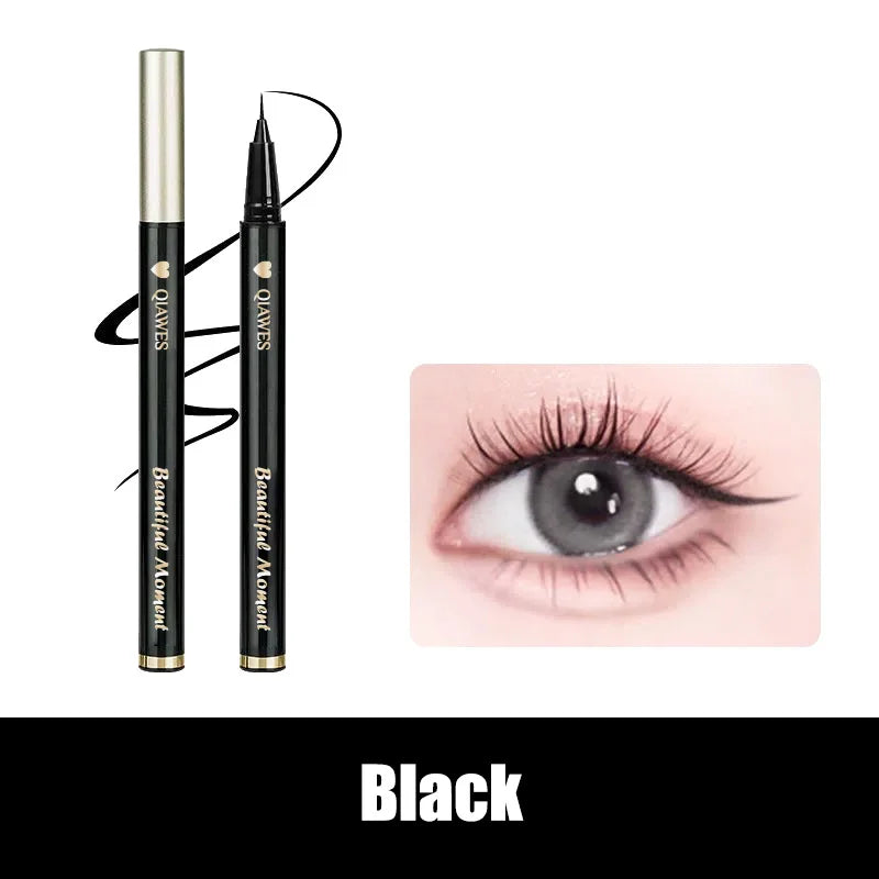 Ihomed Ultra-fine Liquid Eyeliner Waterproof Glitter Matte Black Brown Shiny Eyeliner Lying Silkworm Pen Eye Beauty Party Makeup Tools