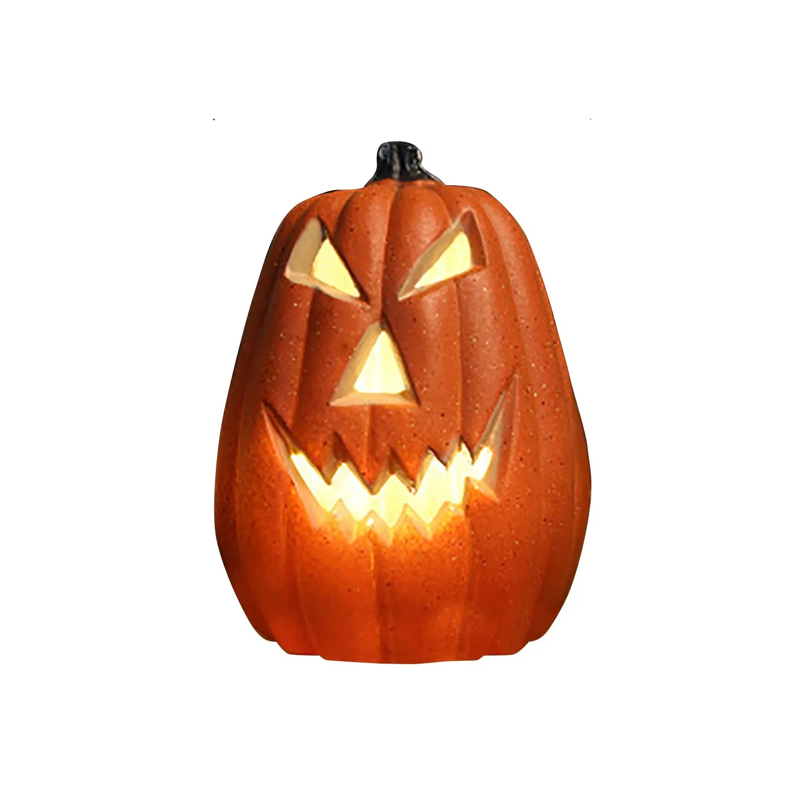 Ihomed 1PCS Pumpkin Lantern Plastic Halloween Led Pumpkin Lamp Flashing Ghost Lighting Festival Park Indoor Garden Decoration New