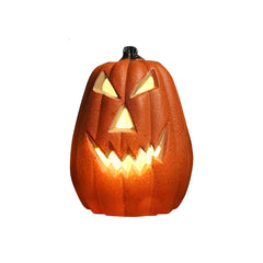 Ihomed 1PCS Pumpkin Lantern Plastic Halloween Led Pumpkin Lamp Flashing Ghost Lighting Festival Park Indoor Garden Decoration New