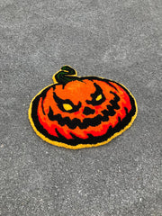 Ihomed Halloween pumpkin rug, halloween rug, halloween home decor, party decoration gift