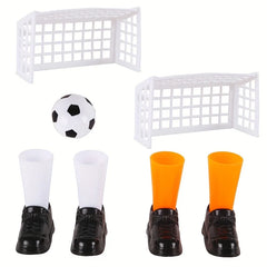 Ihomed 1pc Finger Football Game Set With Two Goals, Funny Family Party Finger Soccer Match Toy, Party Gifts