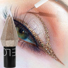 Ihomed Pearlescent Diamond Gold Liquid Eyeshadow Eyeliner Stick Waterproof Glitter Sequins Rose Gold White Eyeliner Pen Korean Makeup