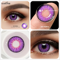 Ihomed Contact Case Color Contact Lenses For Eyes Colored Lenses Blue Lens Case Contact Lens with Contact Box