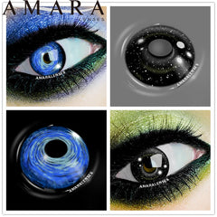 Ihomed LENSES 1Pair Halloween Cosplay Color Contact Lenses Eye Anime Lenses Color Contact Lenses Eye Color Lenses