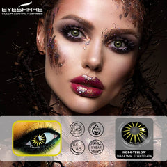 Ihomed Colored Contact Lenses Eye Anime Lenses Cosplay Colored Lenses  Multicolored Lenses Color Contact Lens Beauty Makeup