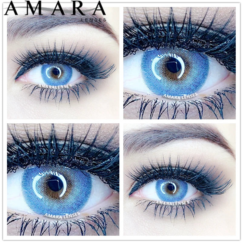 Ihomed LENSES Natural Color Eye Contact Lenses AURORA Series Soft Contact Lenses Color Eye Lenses Beauty Cosplay Eyes Cosmetics