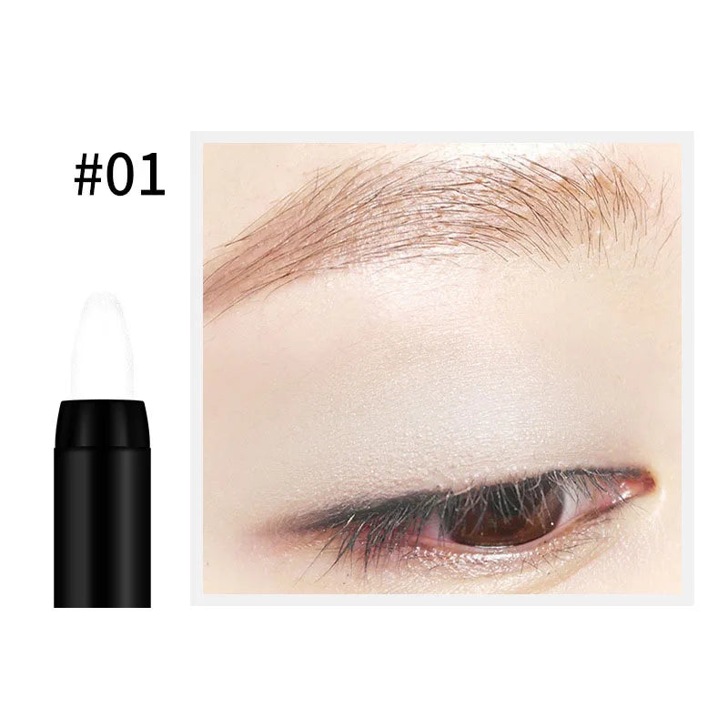 Ihomed Waterproof Pearlescent Eyeshadow Pencil Stick 16 Colors Lasting Glitter Shimmer Eye Shadow Pen Eyeliner Stick Eyes Makeup Tools