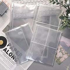 Ihomed 10pcs/set Photocard Sleeves for 6 Ring A5 Binder, Ultra-Clear K-pop Photocard Sleeves,Top Loading Photo Sheet Protector