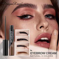 Ihomed Peel-off Eyebrow Gel Natural Brow Tattoo Black Brown Tint Makeup Waterproof Lasting Eye Brow Enhancers Liquid Gel Tear Wear Easy