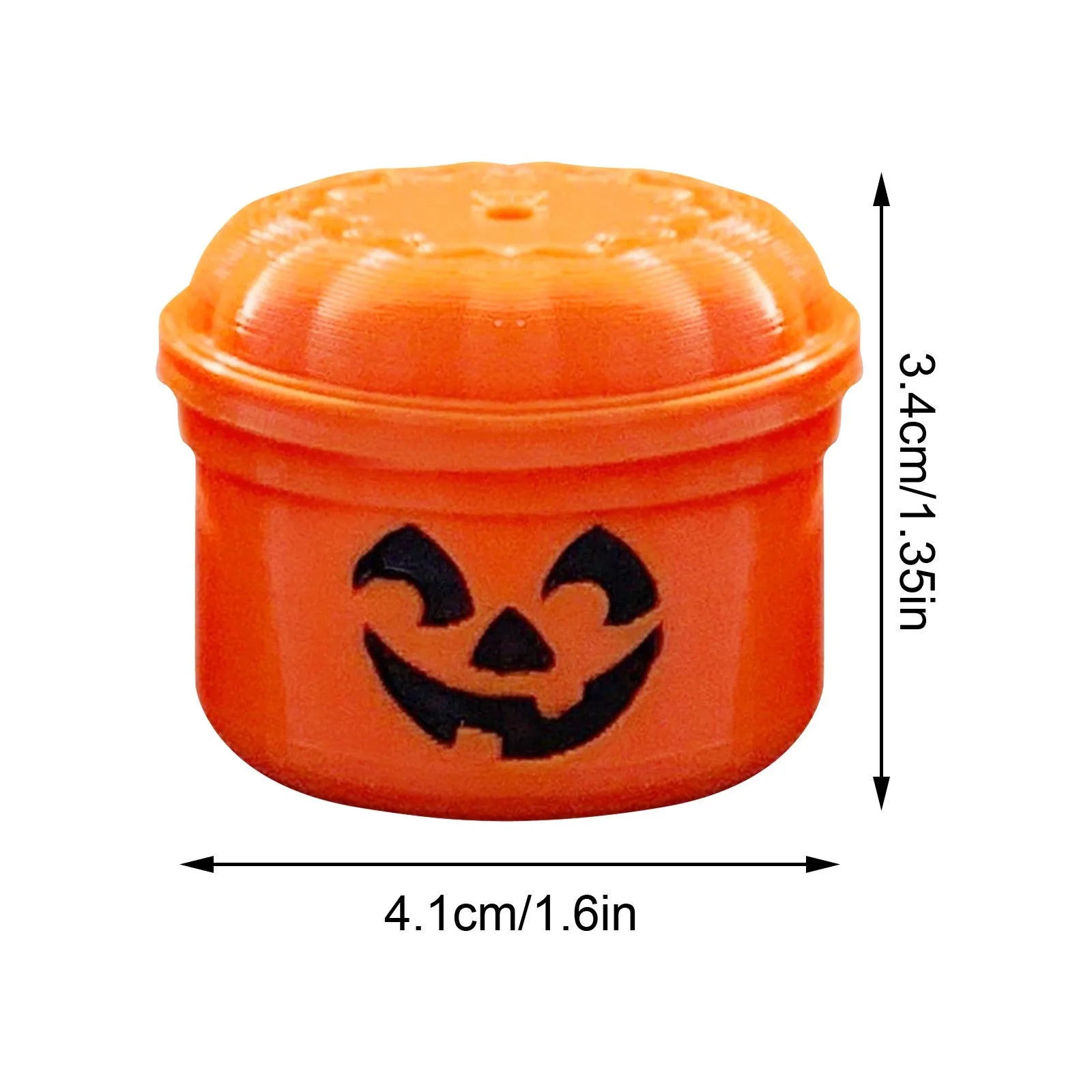 Ihomed Halloween Pumpkins Small Bucket Cute Pumpkin Trick Bucket For Party Favors Halloween Party Holiday Decorations Accessories