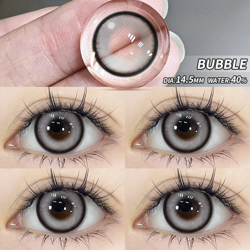 Ihomed 1 Pair New Colored Contact Lenses for Eyes Korean Lens Natural Big Eye Lenses Brown Lenses Blue Eye Contacts Red Lenses