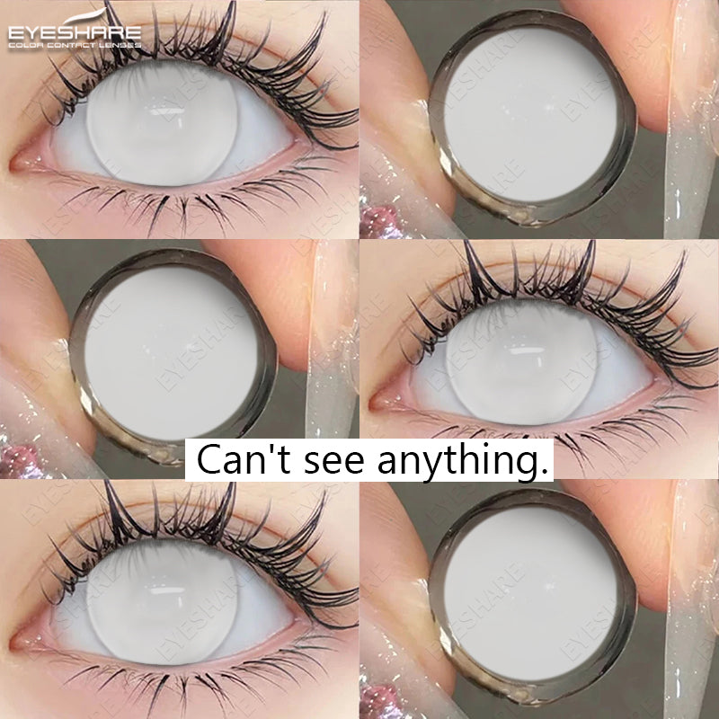 Ihomed  Cosplay Anime Eyes Lenses for Eyes Makeup Ccrazy Halloween Beauty Contact Lenses Eye Cosmetic Color Lens Eyes