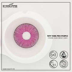 Ihomed NewYork Purple 14.2mm 1 Pair | 1 Year