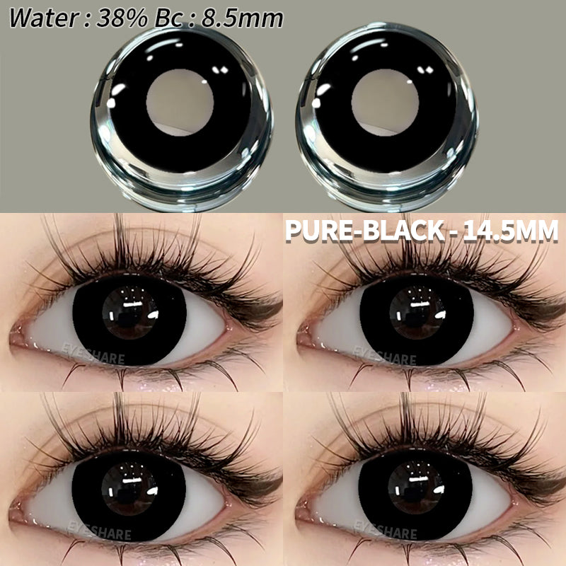 Ihomed  1 Pair Fashion Pink Cosplay Anime Lenses Color Contact Lenses for Eyes Cosmetics Purple Lenses Yearly Eye Contact Lens